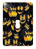 3drose LSP _ 184669 _ 1 Scary Jack O Lanternsで明るいオレンジWill Get A Screamまたは2つ。 – Single切り替えスイッチ