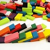 240pcs Authentic Basswood Standard Wooden Kids Domino Racing Toy Game by Toys & Child [並行輸入品]