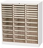 オールロックキャビネット シリンダー錠 浅型6段深型6段 3列   AP-336HC