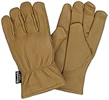 Carhartt Men's Insulated Full Grain Leather Driver Work Glove, Brown, XX-Large [並行輸入品]