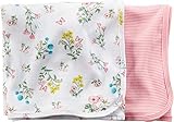 Carters Baby Girls' Floral Swaddle Blanket - by Carter's