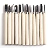 Assuree　彫刻刀　篆刻刀　12本セット　専用　安全　小学生　ＤＩＹ工具・図工・伝統工芸・個人趣味