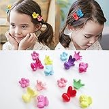 BIANHUAN ヘアピン アクセサリー 20点セット カラフル キッズ ベビー 髪飾り 髪留め 王冠 可愛い ヘアクリップ リボン 子供も通用 キッズ 髪留め ヘアバンド ヘアピン 子供髪飾り お祝
