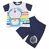 ドラえもん パジャマ Tシャツスーツ 半袖パジャマ キッズ 男の子 ボーイズ fo-15pj01ネイビー120cm