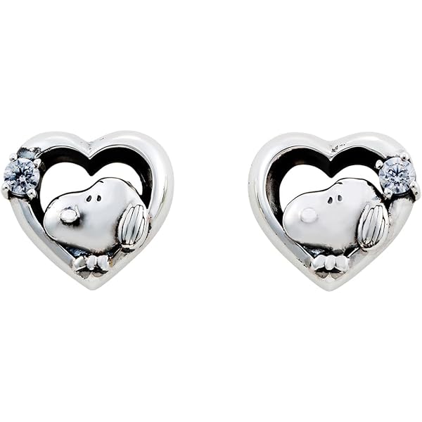 Amazon | [ ホワイトクローバー ] スヌーピー PEANUTS ピアス