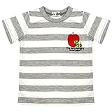アスナロ（トップス 半袖tシャツ） Tシャツ 半袖 ベビー 子供 男の子 ERIC CARLE はらぺこあおむし90 グレー