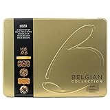 英国マークス&スペンサー ベルギーチョコレート&ビスケット 400g缶 M&S Marks & Spencer Belgian Collection Biscuit Tin 400g (14.1oz) - Selection of Plain & Chocolate Belgian Biscuits