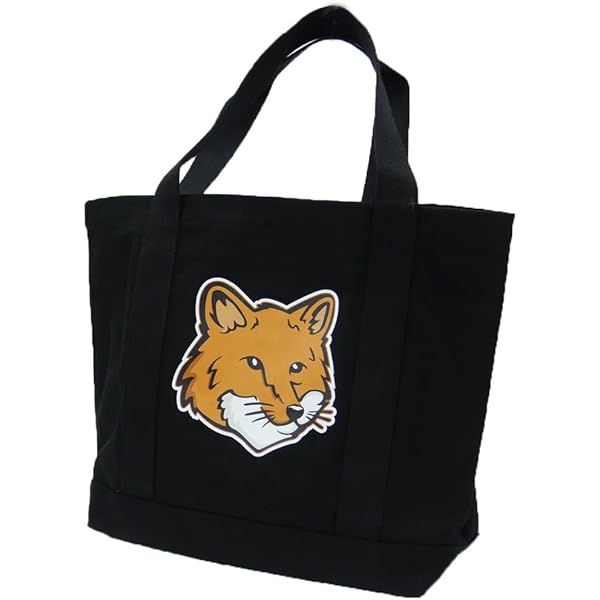 Amazon | [MAISON KITSUNE(メゾンキツネ)] トートバッグ ALL-RIGHT FOX