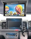 ruiya 【3点セット】 PET製 2026新型 トヨタ ハイエース 200系 9型 以後 専用【8インチ ナビ+12.1インチ 後席ディスプレイ+エアコンパネル】フィルム 保護フィルム 新型ハイエースワゴン フィルム セット ディスプレイオーディオ V12T-R72C型 保護フィルム 【スーパーGLグレードのみ適用】 HDクリア 撥水撥油 自己吸着 Hydro抗ウイルス加工 高精度カット 高感度タッチ 汚れ防止 6H 貼付簡単 6枚入り ハイエース 200系 パーツ内装 ハイエース9型パーツ カスタム アクセサリー