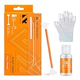 K&F CONCEPT センサークリーニングキット 3点セット ダブルヘッド 24mmフルサイズセンサースワブ 20ml クリーナー+10本クリーニング綿棒+手袋 センサー専用 クリーニングスティック メンテナンス用品 カメラ初心者向け お手入れ 掃除用品 一眼レフカメラレンズ対応