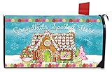 Grandkids Spoiledここ磁気メールボックスカバークリスマスGingerbread標準