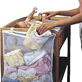 Domybest おもちゃ収納袋 ベビーベッド 収納 片付けネット吊り袋 お風呂収納袋　メッシュバッグ サイドポーチ 多用途 子供部屋収納 ベビー服収納