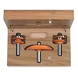 CMT 800.514.11 3-Piece Standard Kitchen Set in Hardwood Case, 1/2-Inch Shank [並行輸入品]