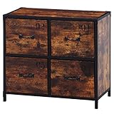 不二貿易(Fujiboeki) チェスト ブラウン 4マス クルト 98849