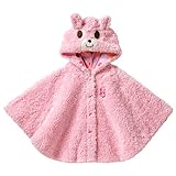 ホットビスケッツ(MIKIHOUSE) ふわふわ ボアフリースマント〈フリー(70-90cm)〉 ピンク（08）