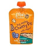 Ella's Kitchen Big Smiles Cheesy Pie with Veggies Stage 2 from 7 Months 130g - 7ヶ月130グラムから野菜ステージ2とエラ