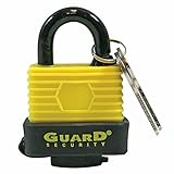 ガードセキュリティ55126 X 3 Padlock Weatherproofラミネート、49 mm