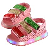 【JAJ5】ベビーシューズ 子供サンダル LED靴 LEDサンダル 可愛 素敵 おしゃれ 発光 耐磨 履き心地良い 軽量 滑り止め 通気 kids アウトドア マジックテープ (23 (14.5 CM
