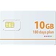 Docomo 日本国内専用【最大10GB利用可能】180日プランSIMカード【1日の制限無し！】※面倒な契約不要 docomo MVNO回線 データ専用 使い切りプリペイドSIMカード SIMリリースピン付/Japanese prepaid SIM 