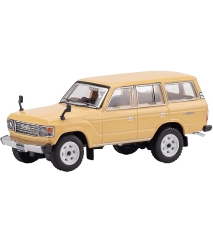 【人気カラー】トヨタ ランドクルーザー ミニカー 1/64 ベージュ クオリティ高すぎ！】ホビージャパン1/64 トヨタランドクルーザー（ZX