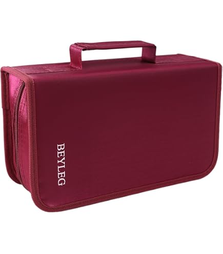 Amazon.co.jp: CDウォレット、BEYLEG 96枚収納用頑丈で耐久性のあるDVD