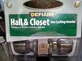 Defiant Hall andクローゼットnon-locking内部ドアノブ