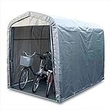 自転車置き場 南栄工業 サイクルハウス SMS-150 SVU型 本体セット 『DIY向け テント生地 家庭用 サイクルポート 屋根』