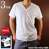 アオラベル VネックTシャツ(3枚組) 青パック [サイズ：M] [カラー：ホワイト] #HM2125G-010