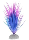 (ペットホーム)Pet Home　　アクエリアム水草  水族館造園人工植物  緑草 昆布植物 偽ナルキッソス  偽スイセン 緑地植物   プラスチック 水草 (ブルー)