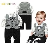 ベビー こども 服 千鳥格子 ベスト フォーマルスーツ ロンパース カバーオール ８０㎝ ～ ９５㎝ (９５㎝)