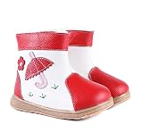 SSJH キッズ・ベビー　ショートブーツ　防寒靴 子供靴　女の子 シューズ ウインター　13.6cm-16.1cm ピンク/レッド/グリーン 3色