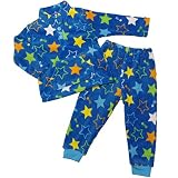 ボーイズキッズパジャマ[CROISSANCE BEBE]フード付フリース上下セット|ルームウェア|パジャマ|男の子|男児|子供用 110cm ブルー
