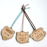 きざむ 名入れ キーホルダー アニマル 木製 名札キーホルダー しっぽの仲間