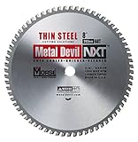 MK Morse CSM868NTSC Metal Devil NXT Metal Cutting Circular Saw Blade, Thin Steel, 8-Inch Diameter, 6