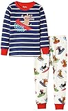 Hatley ハットレイ キッズ男の子 ボーイズパジャマ、Sledding Dogs、SNOW TIRED  125cm 、7Y(127cm) マルチカラー 綿100% PJCDOLA075cm