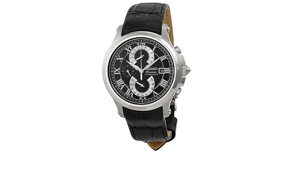 Amazon | セイコー Seiko Premier Chronograph Men's Quartz Watch SPC067P2 男性 メンズ  腕時計 【並行輸入品】 | メンズ腕時計 | 腕時計 通販