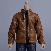 1/6 男性素体フィギュア ライダースジャケット レザーパンツ ブーツ 革ジャン Amazon | ZYTOYS 1/6フィギュア 男性 PU コート ジャケット