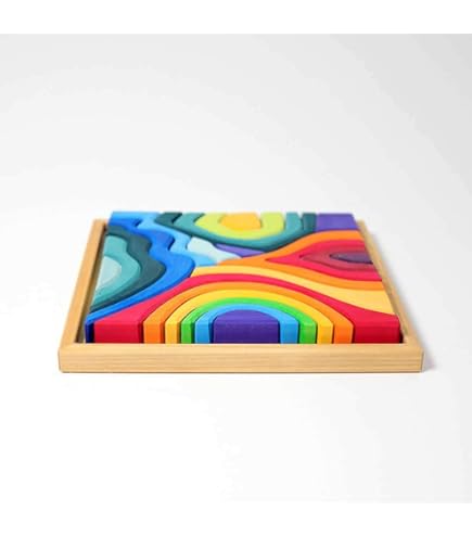 GRIMM'S ランドスケープ 木製 積み木 インテリア グリムス ブロック Amazon | グリムス GRIMM'S 玩具 おもちゃ 知育玩具 積み木 インテリア