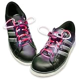 HyCell Luminous multi-color LED-Shoelaces 31inch (on, fast blink, slow blink) Lights up in beautiful