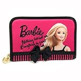 バービー サテンポーチ マルチケース フューシャピンク メール便配送 Barbie 母子手帳ケース トラベルケース パスポートケース キャラクター 雑貨 グッズ 送料込み 12983【即日・翌日発送】