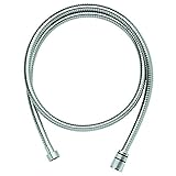 Grohe 28 417 000 59-Inch Metal Twist-Free Hand Shower Hose, StarLight Chrome [並行輸入品]