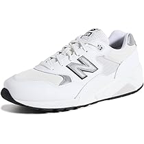 Amazon | New Balance メンズ 580 スニーカー, ホワイト