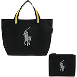 ポロ ラルフ ローレン POLO RALPH LAUREN ショッピングトートバッグ ポロポニー エコバッグ ポーチ付 コンパクト 折り畳み 0002114857 ブラック