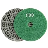 Konfor 10cm 大理石花崗岩用 ウェット ダイヤモンド 研磨パッド 800グリット 10枚入セット