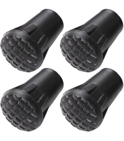 スキー　ポールチップ、ゴムカバー Amazon | YFFSFDC トレッキングポール キャップ ゴムキャップ 交換用