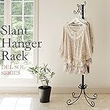 ブティック傾斜アイアン北欧ポールハンガーハンガーラック 収納家具 玄関ラック フック おしゃれ スリム アイアン