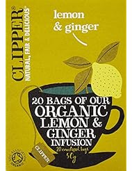 クリッパー オーガニック レモン&ジンジャーティー 20P