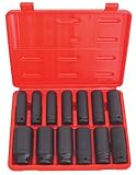 ATD Tools ATD-4401 13 Pc. 6-Point Deep Impact Socket Set