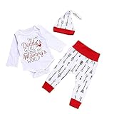 (プタス)Putars ベビー服 子供服 ロンパース 上下セット 女の子 男の子 長袖 DADDYS GIRL 帽子付き 可愛い 秋 冬 新生児 歩行服 出産お祝い 記念日 プレゼント 0-24ヶ月