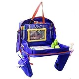 子供カーシートトレイwith Exclusiveパッド入り背面ストラップby Cradle Plusタブレットホルダーとメッシュストレージとテーブルの再生、幼児用カーシート、ベビーカーと平面+無料荷物